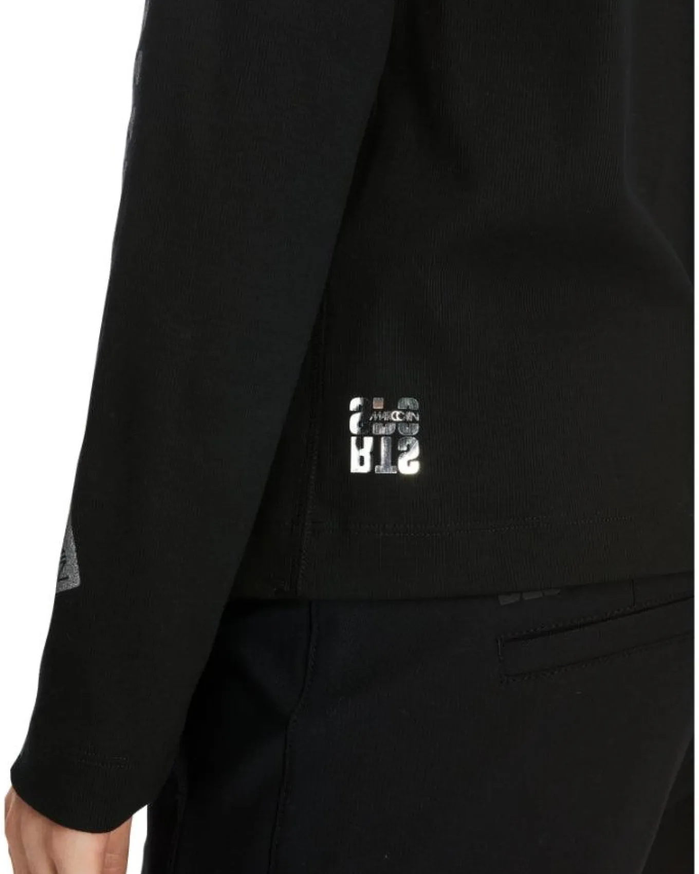 Marc Cain Zipper Print Pullover