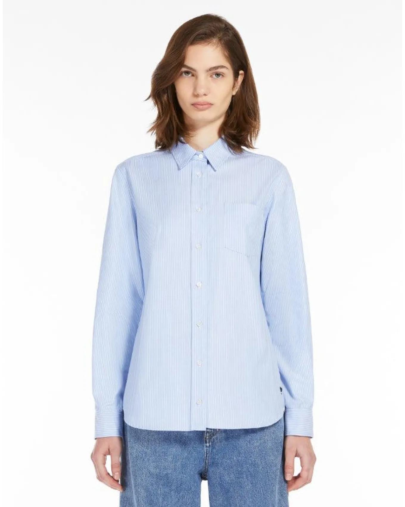 Max Mara Weekend Piadena Stripe Cotton Shirt