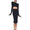 Norma Kamali Straight Skirt To Knee