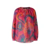 Oui Floral Cotton Blouse