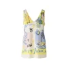 Oui Summery Motif Print Tank Top
