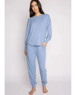 Peachy in Color PJ Sweater Top