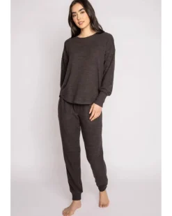 Peachy in Color PJ Sweater Top
