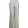 Purotatto Lurex Stripe Wide Leg Pant