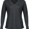 Purotatto V-Neck Cashmere Jersey Top