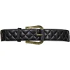 Quilted Nappa Belt
