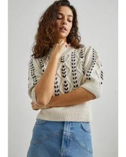 Rails Addy Navy Cable Knit Pullover