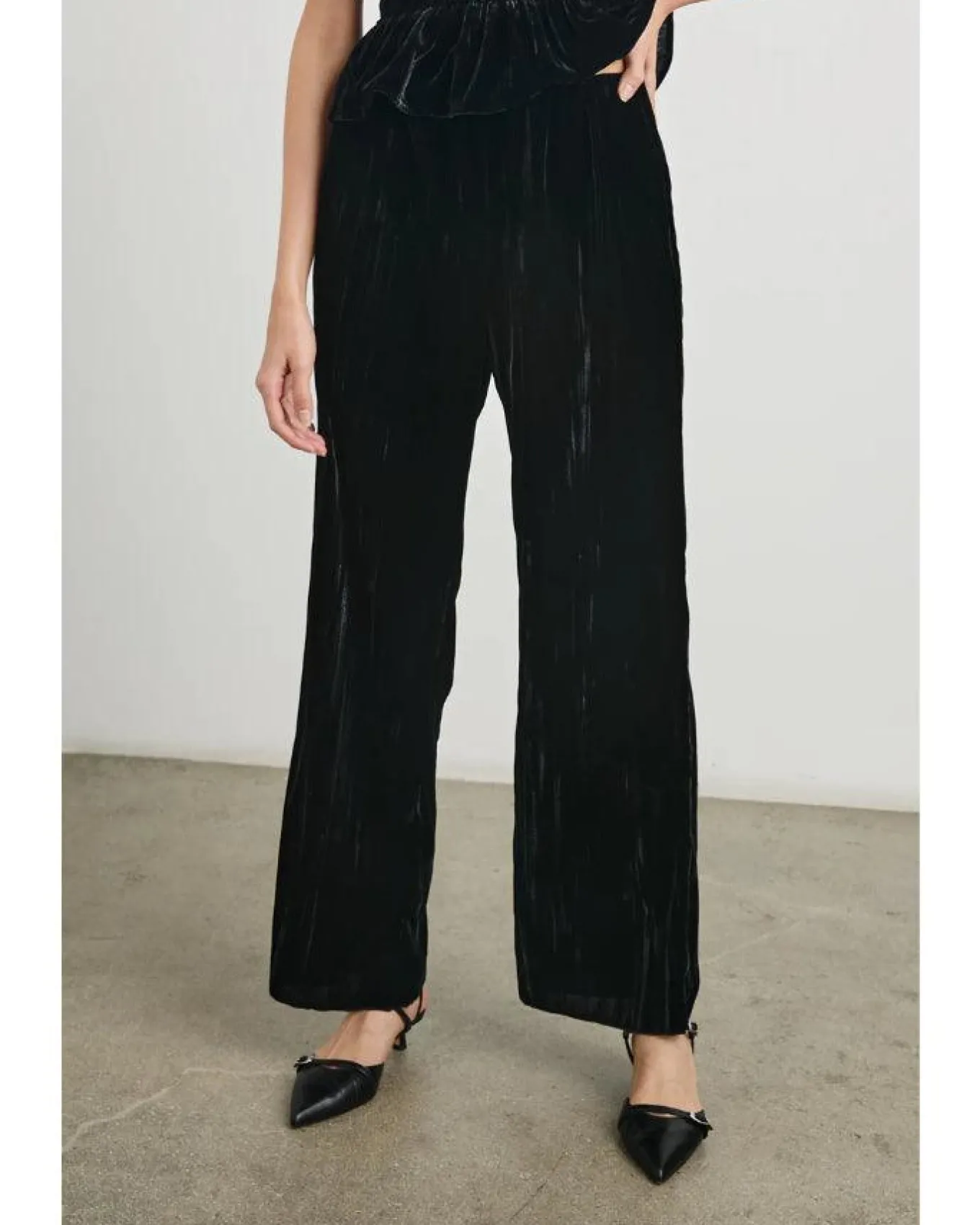 Rails Brissa Crinkle Velvet Pant