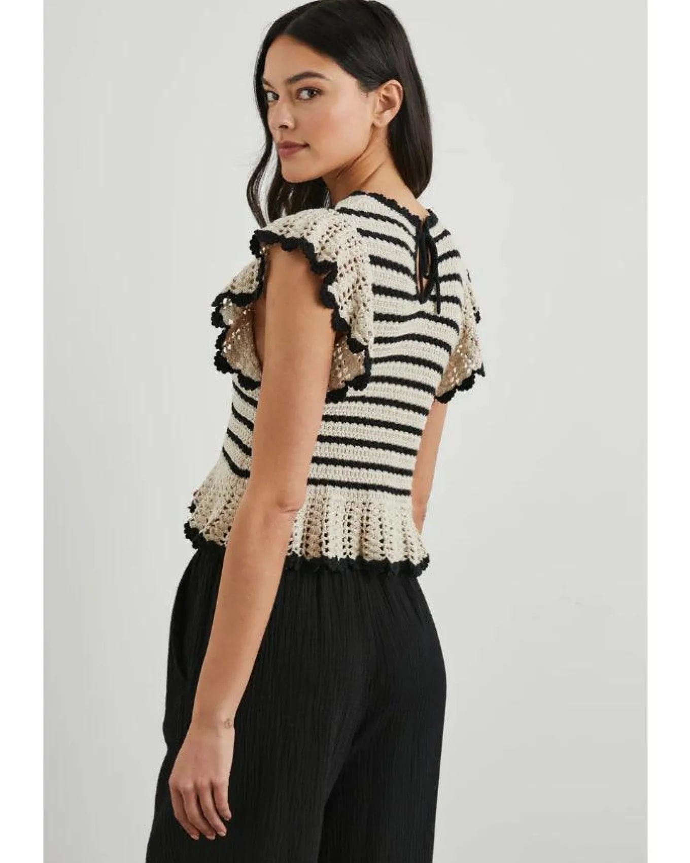 Rails Coen Peekaboo Sleeve Top