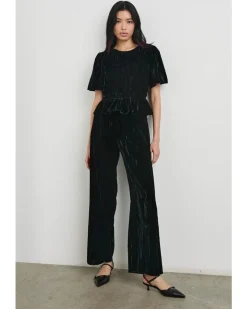 Rails Crinkle Velvet Top