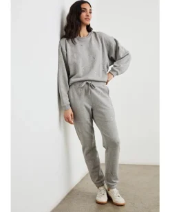 Rails Kingstone Champagne Embroidery Jog Pant