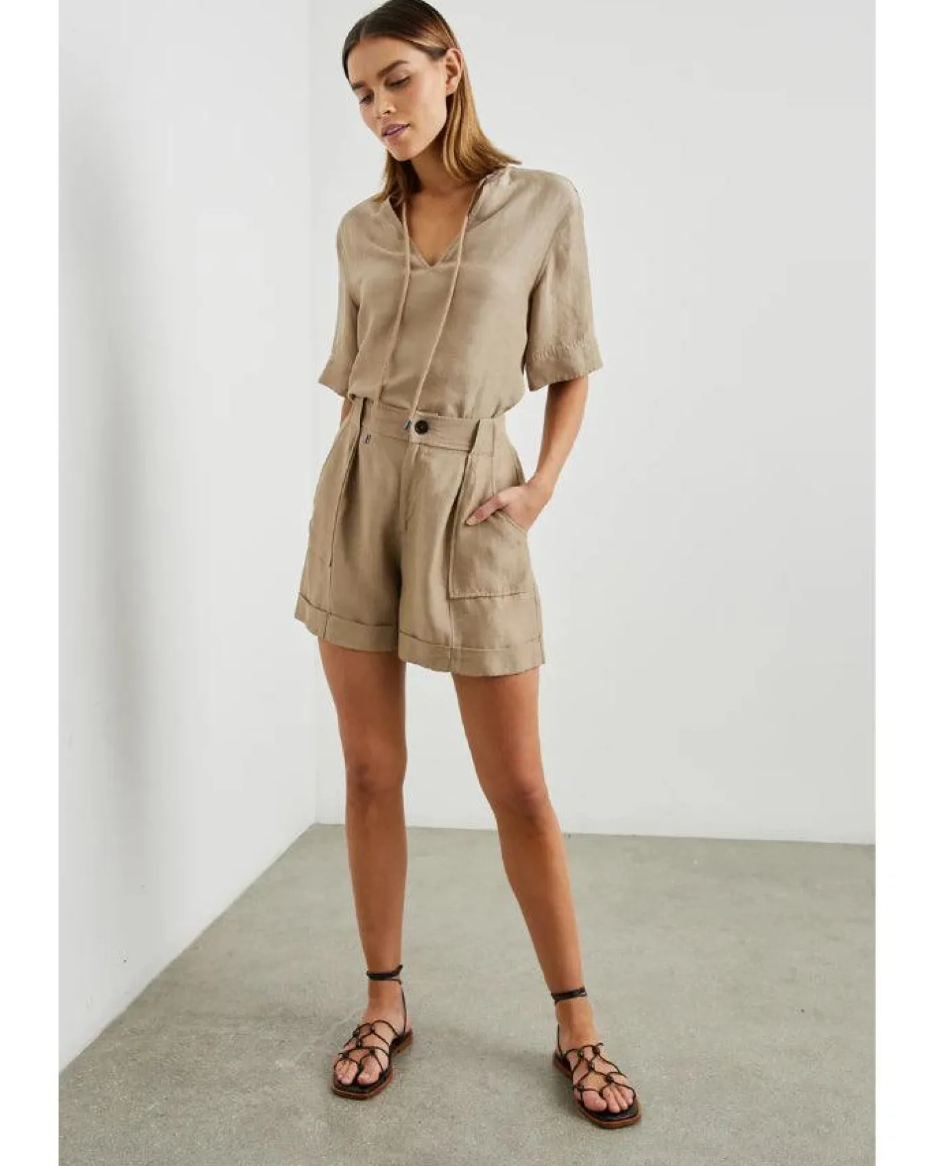 Rails Maryam Linen Shorts