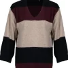 Repeat Color Block Cashmere Sweater