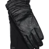 Ruched Leather Glove