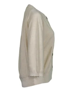 Scalloped Sleeve Hem Cardigan
