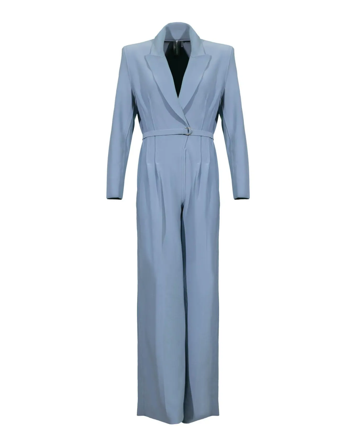 Single Breasted Straight Leg Jumpsuit