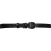 Skinny Leather Belt Black