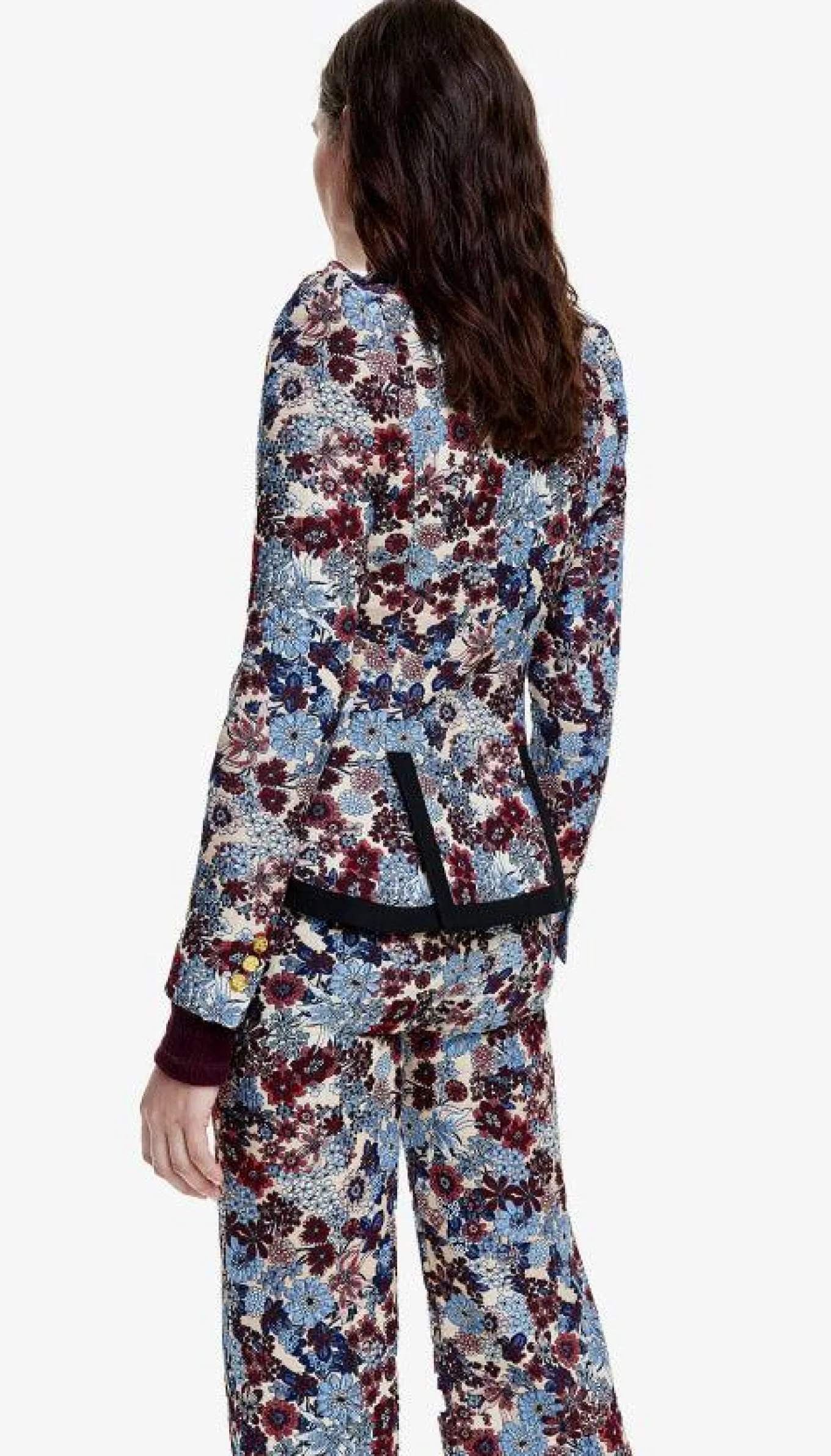 Smythe Taped Pouf Sleeve One Button Blazer