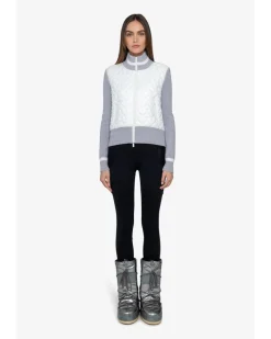 Sportalm Quilt Front Zip Cardi