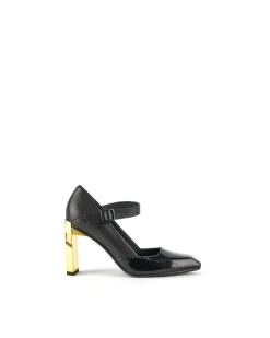 Tara MJ Hi Gold Heel Pump