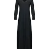 Tonet Sparkle V-Neck Knit Maxi Dress