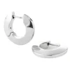Toni Small Hinged Siliver Hoops