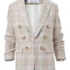 Veronica Beard Beacon Plaid Dickey Jacket