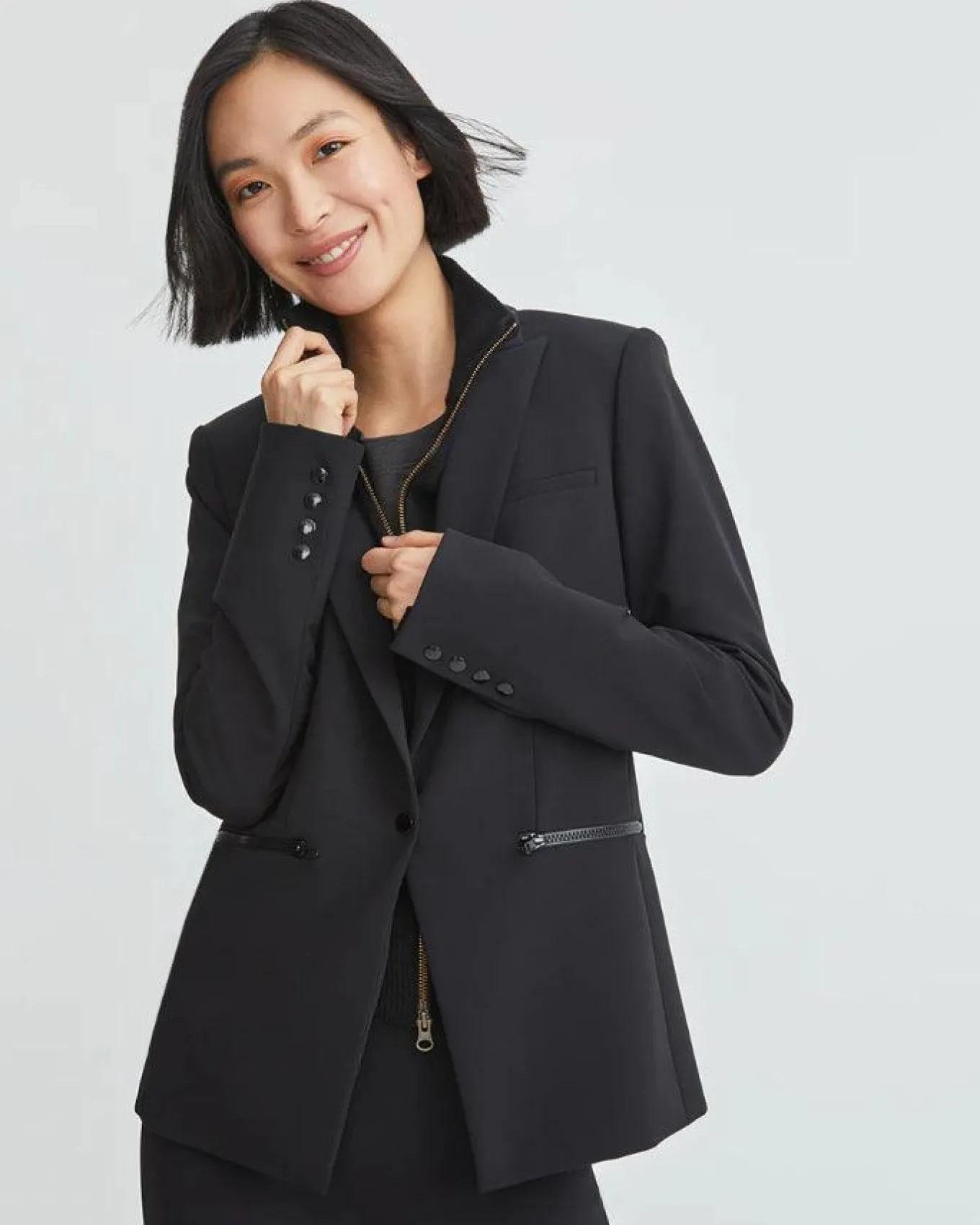 Veronica Beard Cashmere Uptown Dickey