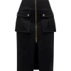 Veronica Beard Dallas Zip Front Pencil Skirt