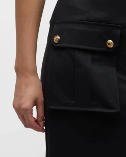 Veronica Beard Dallas Zip Front Pencil Skirt