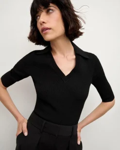Veronica Beard Emily Polo Top