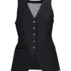 Veronica Beard Liff Stretch Linen Vest