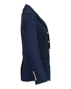 Veronica Beard Miller Dickey Jacket Navy-Silver