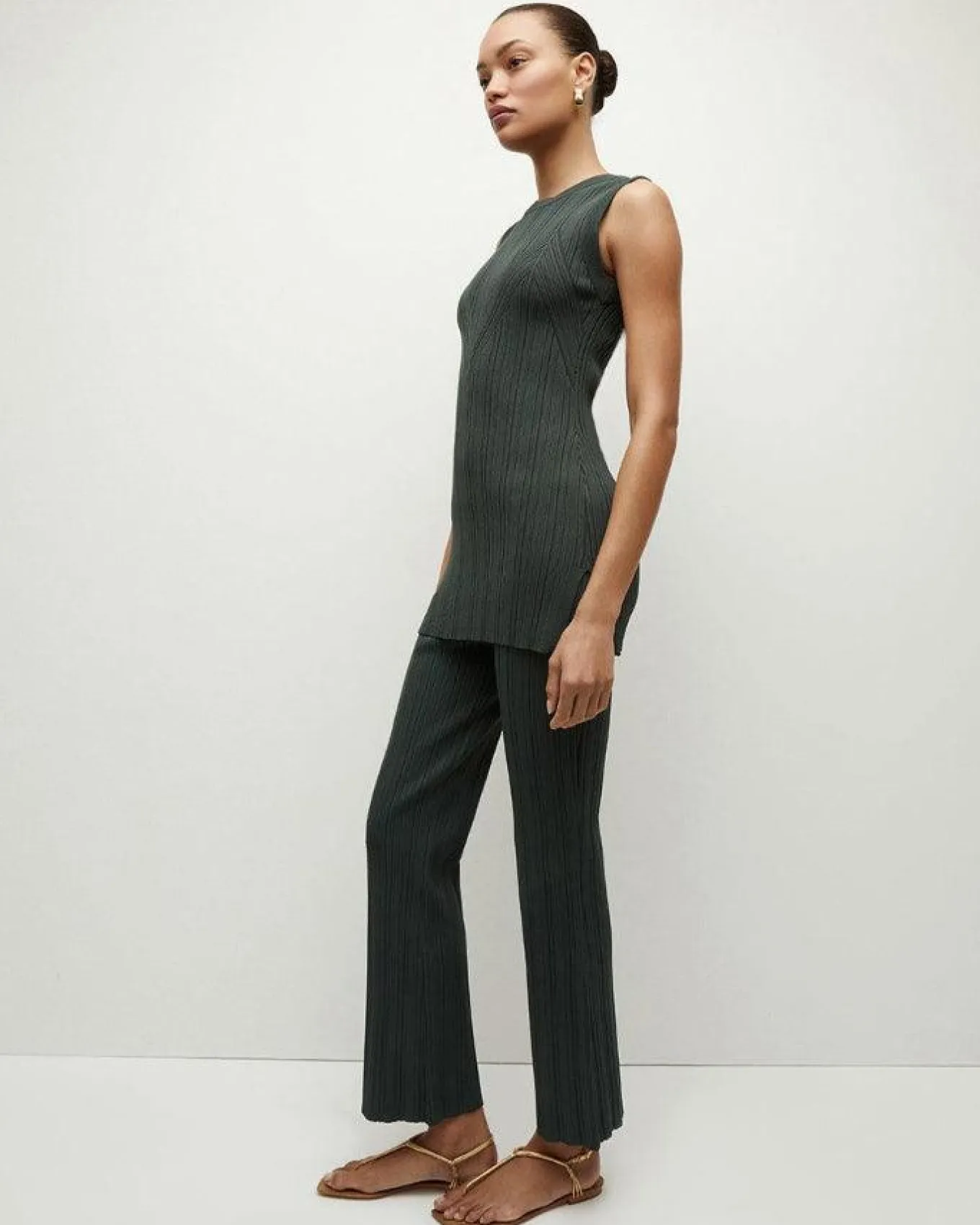 Veronica Beard Semma Ribbed Tank