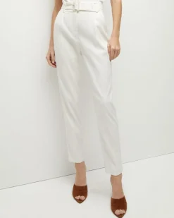 Veronica Beard Sofia Stretch Linen Pant