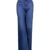 Veronica Beard Taylor High Rise Wide Leg Jeans